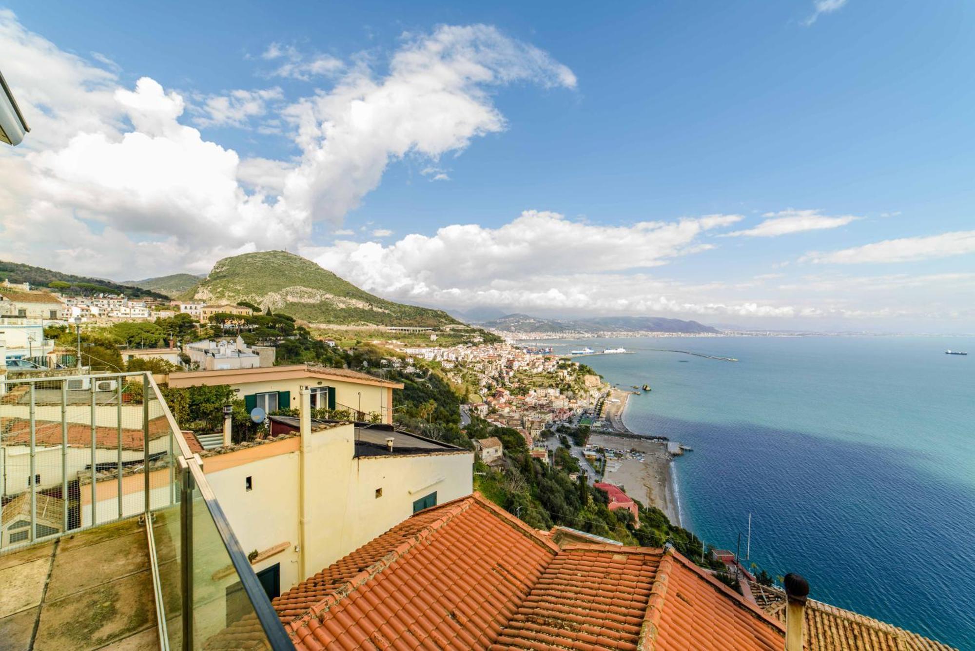 Panoramic Amalfitan Coast Hideaway Villa Vietri Bagian luar foto