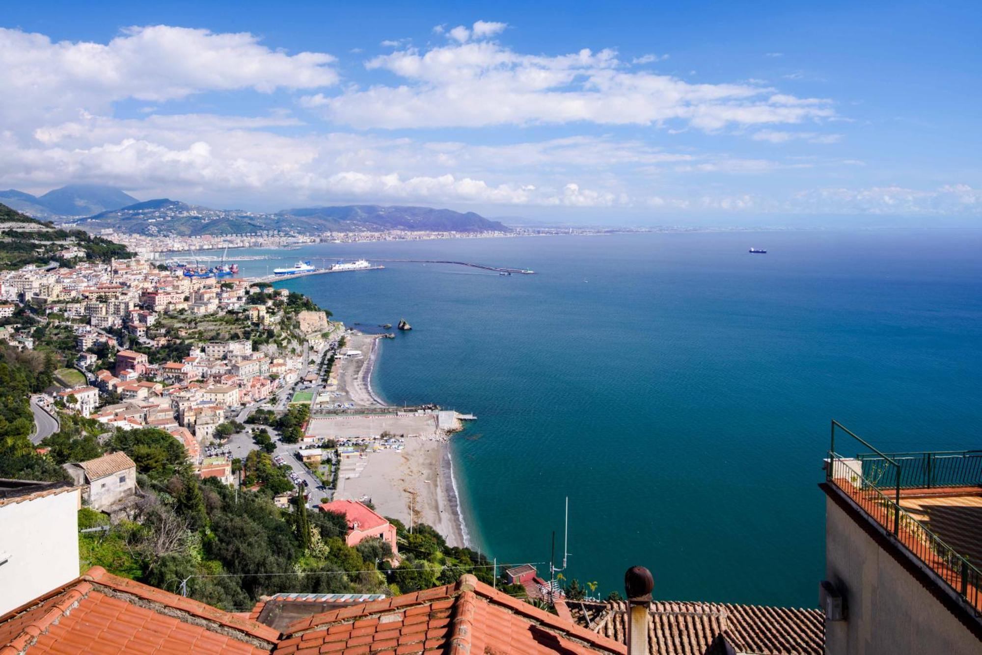 Panoramic Amalfitan Coast Hideaway Villa Vietri Bagian luar foto